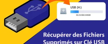 Fichiers effacés clé USB : image, photo représentant une clé USB avec sa capacité de stockage.