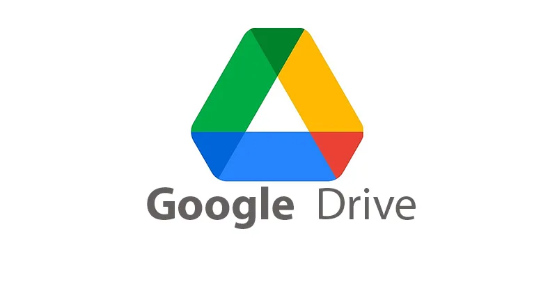 Image, photo représentant le logo de Google Drive.
