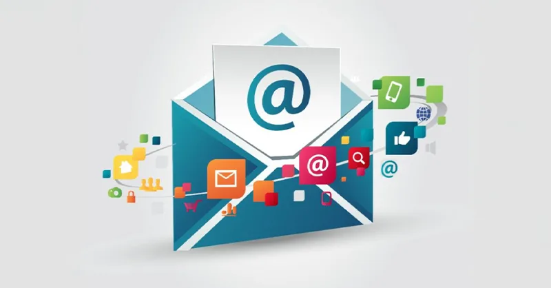 Logiciels de messagerie électronique : image, photo représentant des icônes de mails qui s’envolent en animation.