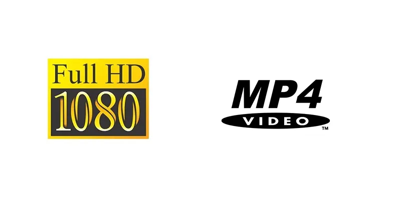Facebook vidéo qualité : Image, photo représentant le logo du format vidéo Full HD 1080,  MP4 vidéo.