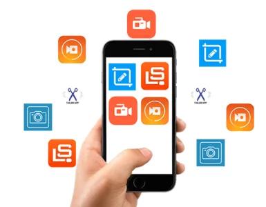 Capture d’écran smartphone : image, photo représentant les logos des applications de capture.