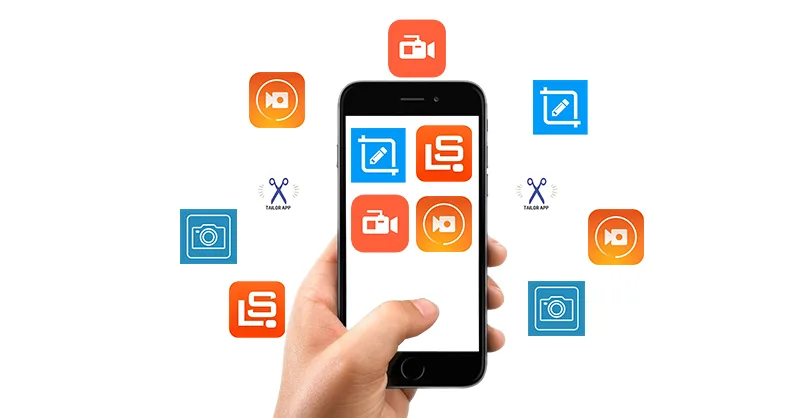 Capture d’écran smartphone : image, photo représentant les logos des applications de capture.