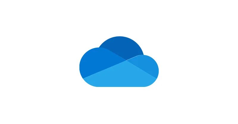 Dropbox :  image,  photo représentant le logo de OneDrive de Microsoft.