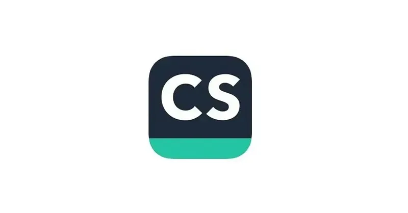 Scanner avec un téléphone : image, photo représentant le logo de CamScanner, une application de scan.