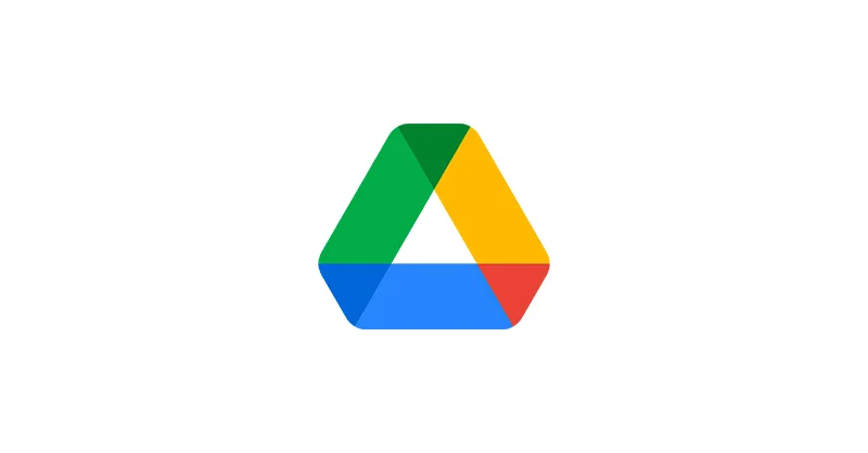 Image, photo représentant le logo de Google Drive.