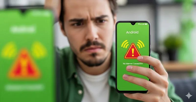 Image, photo d'une personne confuse ou frustrée devant son téléphone.