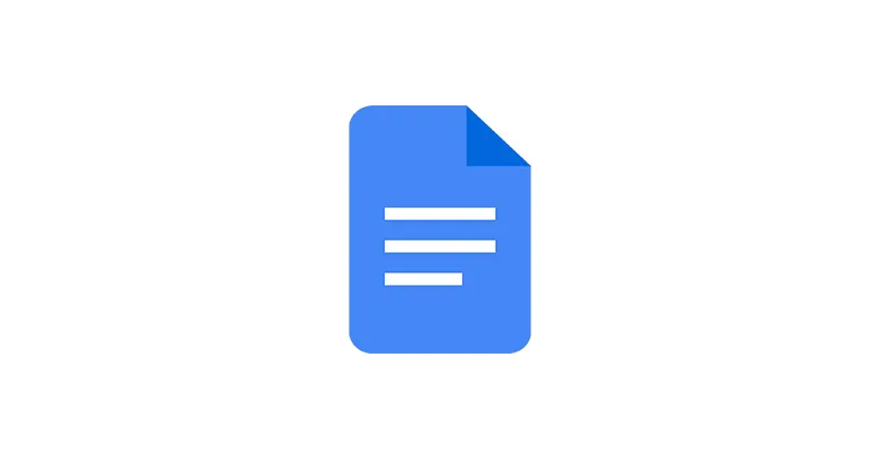 Logiciel de traitement texte : Image, photo correspondant au logo de Google docs.