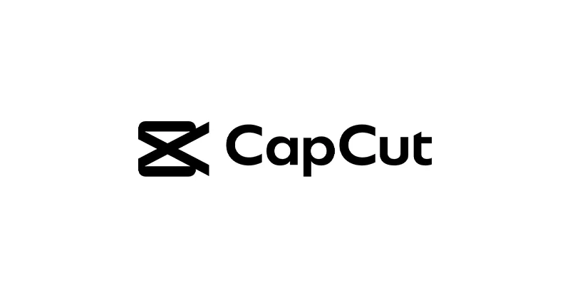 Image, photo affichant le logo de CapCut, une application de montage vidéo.