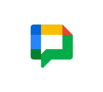 Google Chat : image, photo représentant le logo de Google Chat, la meilleure application de communication.