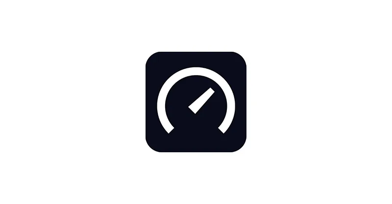 Image ou photo représentant le logo de Speedtest, une application, un logiciel de testeur de débit internet.