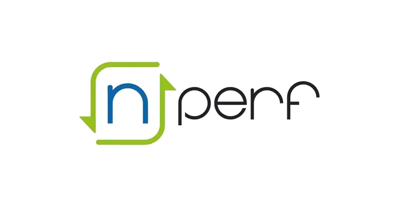 Image ou photo représentant le logo de Nperf, une application, un logiciel de testeur de débit internet.