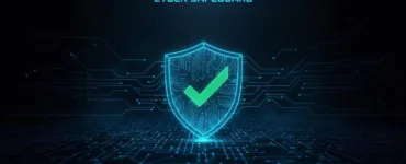 checklist de sécurité : image ou photo d'un réseau informatique stylisé avec des lignes et des points interconnectés (effet "cybersécurité") en bleu foncé ou noir.