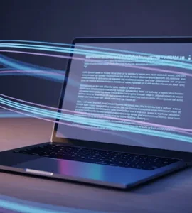 OpenClaw : image ou photo d'un ordinateur portable, un laptop avec le logo de OpenClaw.ai