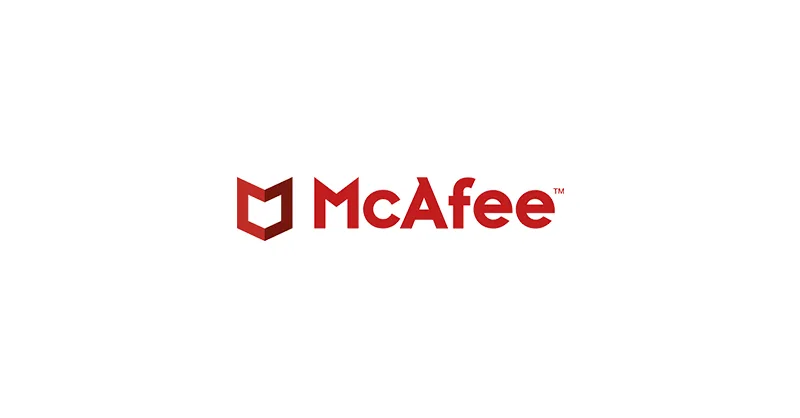 Image ou photo du logo de l'antivirus McAfee.